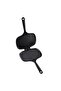 Cast Rectangular Grill Toaster Cast Iron Solid Handle Size 18x26cm - 3