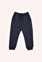 Boy's Elastic Waist Navy Blue Tracksuit Bottom