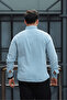 Bien Cotton Linen Men's Shirt - Fog Blue - 6
