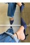 9TO5 Navy Blue Suede Heels for Women - 3 Inch Heel - 7