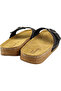 Women's Summer Insole Genuine Leather Single Buckle Adjustable Comfortable Sole Daily Slippers - 4