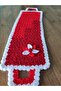 Hand Knitted Long Fiber Dowry Rectangular Floral Fiber - 2