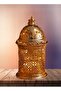 Eid And Ramadan Hollow Music Gold Copper Candlestick Lighting Dome Lamp Muslim Eid Home Decoration - 3