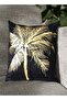 Shining Flower Design Cushion Covers Decor Throw Pillow Cover Gold Leaves Printed Decorative Pillowc