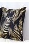 Shining Leaf Printed Design Cushion Covers Decor Throw Pillow Cover Gold Decorative Pillowcase Cushi - 2