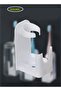 Durable Wall Mounted Electric Toothbrush Holder Cup Holder Multipurpose Space-Saving Toothbrush and - 3