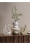Elegant Modern Creative Resin Swan Sculpture Decoration - 2