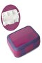 Portable Durable Leakproof Food Container Outdoor 3 Compartment Sealed Salad and Lunch Box with Divi - 5
