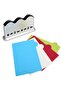 4 Pieces Index Color Coded Cutting Boards Set With Holder - 3