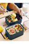 Double Layer Stainless Steel Thermal Lunch Box - 2