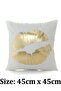 Shining Lips Printed Design Cushion Covers Decor Throw Pillow Cover Gold Decorative Pillowcase Cushi - 4
