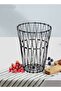 2 Pieces Multipurpose Flexible Wire Multi Shape Hollow Stainless Steel Folding Storage Fruit Basket - 5