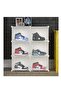 6-Pieces Household Stackable New Design Modular Shoe Storage Rack Plastic Transparent Lightweight Sh