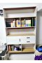 Multipurpose Multi-Tier Wooden Bookshelf Large Storage Display Rack with Drawers - 2