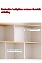 Multipurpose Multi-Tier Wooden Bookshelf Large Storage Display Rack with Drawers - 4