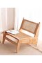 Multifunction Modern Household Wide Seat Ergonomic Upholstered Rattan Comfortable Support Backrest - 4