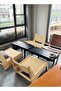 Multifunction Modern Household Wide Seat Ergonomic Upholstered Rattan Comfortable Support Backrest - 3