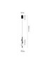 Multipurpose Indoor LED Flower Shape Light Long Tube Pendant Wall Hanging Decoration Lights Chandeli - 3