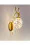 Modern Creative Deer Head Gold Wall Hanging Lamp for Living Room Bedroom Balcony - 2