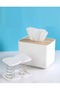 5 Pieces Spring Support Tissue Box Section Holder for Home Office Car Tissue Organizer - 3