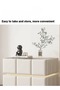 Modern Minimalist Design Leather Wrapped Nightstand Durable Solid Wood Bedside Table Double Drawers - 3