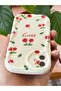 iPhone 11 Case Camera Protection Wave Edge Cherry Pattern Soft Silicone Cover - 8