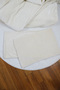 Merinos Double Sleeping Set with Inner Filling Comforter Bedspread Double-Sided Cream Set - 5