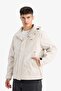 Water Repellent Hooded Coat C8284Ax24Au - 6