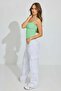 Water Green Thin Strap Cotton Basic Undershirt Sh169 - 2