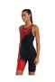 Tyr Women's Racing Swimsuit Venzo Black/Red Arena Summer - Winter Championship Racing Swimsuit - 3