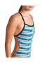W Racing Stripe Swimsuit Xcriss Cross Women's Training Swimsuit - 3