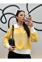 Women's Lemon Yellow Extra Soft Non-Pilling Oversize Sweater - 2