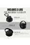1L Black Insulated Stainless Steel Water Bottle | Double Wall Thermos with 3 Leak-Proof Lids - 5