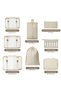 Beige Travel Organizer 8Pcs Set | Packing Bags, Waterproof Cubes, Toiletry & Shoe Bags - 3