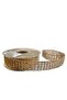 Jute Ribbon Cross Stitch Mesh Model Natural 2.5 cm - 5 Meters - 3