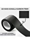6D Black Carbon Strip Foil Car Door Post Covering Foil 10 cm X 5 Meters - Ragle Gift - 3