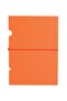 دفتر ملاحظات Buco Orange B7 غير مبطن بشريط مطاطي (عبوة من قطعتين) - 2
