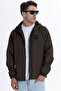 Men's Hooded Water and Wind-Resistant Ultra-Light Seasonal Raincoat with Inner Lining - 3