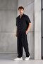 Modal Fabric Comfortable Fit Straight Leg Jogger Men's Trousers - Black - 7