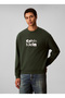 Crew Neck Green Men's Sweatshirt Lv04Ld242Gllg_Ls Eu 350Terry Calvin - 2