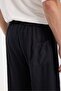 Modal Fabric Comfortable Fit Straight Leg Jogger Men's Trousers - Black - 6