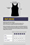 Ribbed Regular Fit Normal Fit White Crew Neck Zero Sleeve Cotton Women's Tank Top - 8