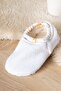 Non-Slip Sole, Cotton Towel Lined Baby Booties - 5