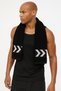 Sergeant 30x100 Cm 100% Cotton (450 GSM) Black-White 2-Piece Sports Towel Fitness Gym Golf Boxing Towel - 4