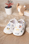 Non-Slip Sole, Cotton Towel Lined Baby Booties - 5