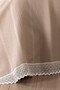 100% Cotton Double Bed Kopanaki Lace Waffle Blanket - 210x230 cm - Cappuccino Honeycomb Blanket - 3
