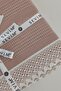 100% Cotton Double Two Color Kopanaki Lace Waffle Pique-210X230 Cm-Dusty Rose - 7