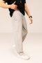 Men's Baggy Style Relaxed Fit Parachute Fabric Elastic Waist Wide Leg Trousers