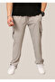 Parachute Fabric Baggy Pants Cargo Pocket Adjustable Clip Leg