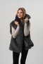 Women's fur vest women's belted fur vest - 5